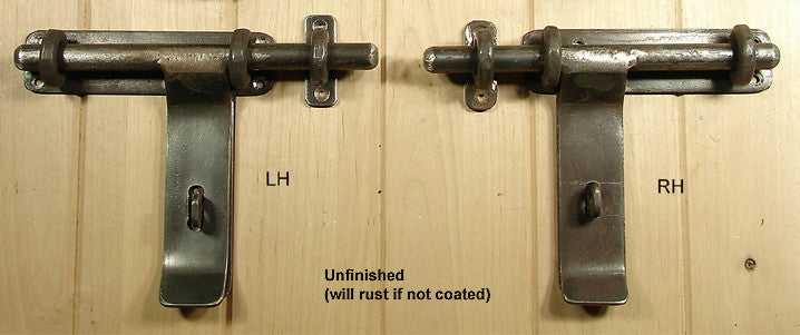 Slide Bolt for Padlock Hand-forged - Wild West Hardware