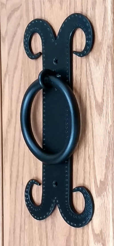 Spanish Style Door Knocker with 4" Diameter Ring - Wild West Hardware