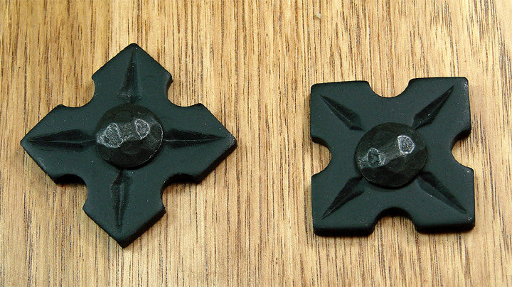 Square Imprinted Clavos with decorative nail (clavo) - Wild West Hardware