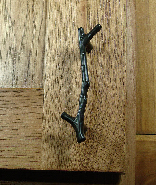 Limited Time SALE: Twig Pulls For cabinets and drawers - Oil Rubbed Bronze finish - Wild West Hardware